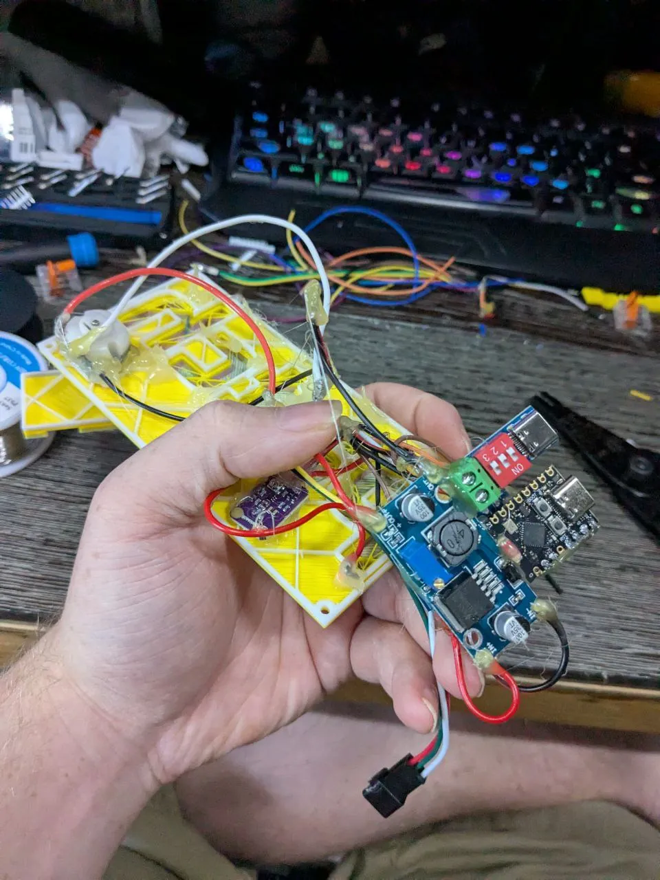 PatchXR award LED strip detail